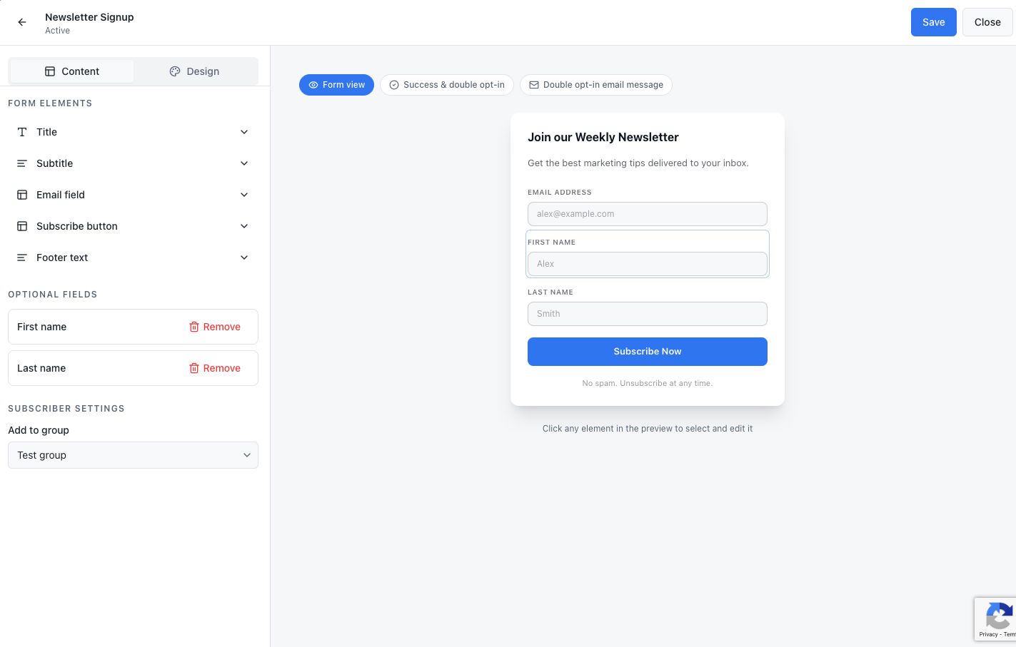 SimploMail - Screenshot 3 showing product features and functionality