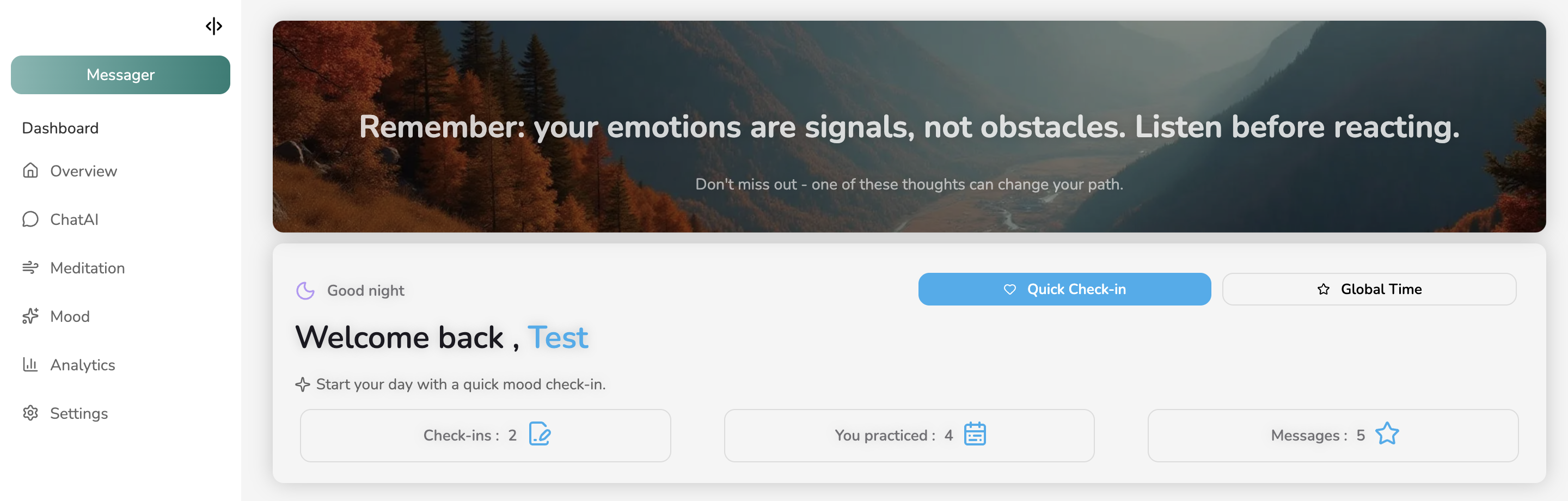CalmaAI - Screenshot 2 showing product features and functionality
