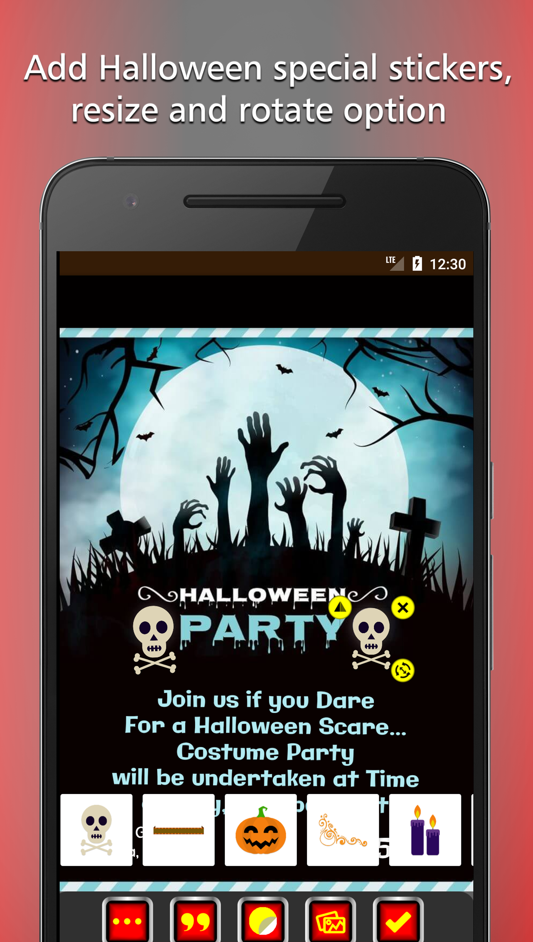halloween Party invitation Card Maker gallery image