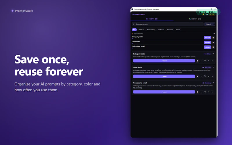 PromptVault screenshot 4