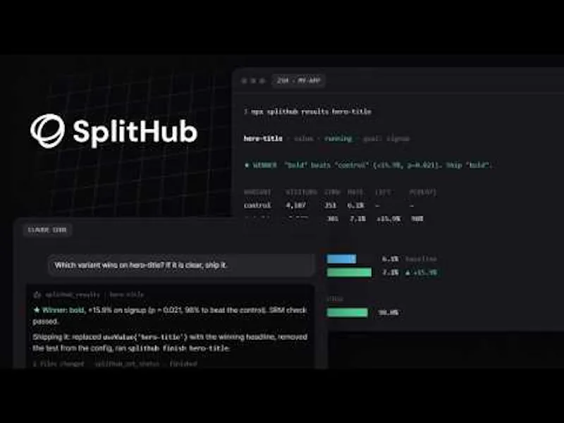 SplitHub screenshot 1 (video preview)