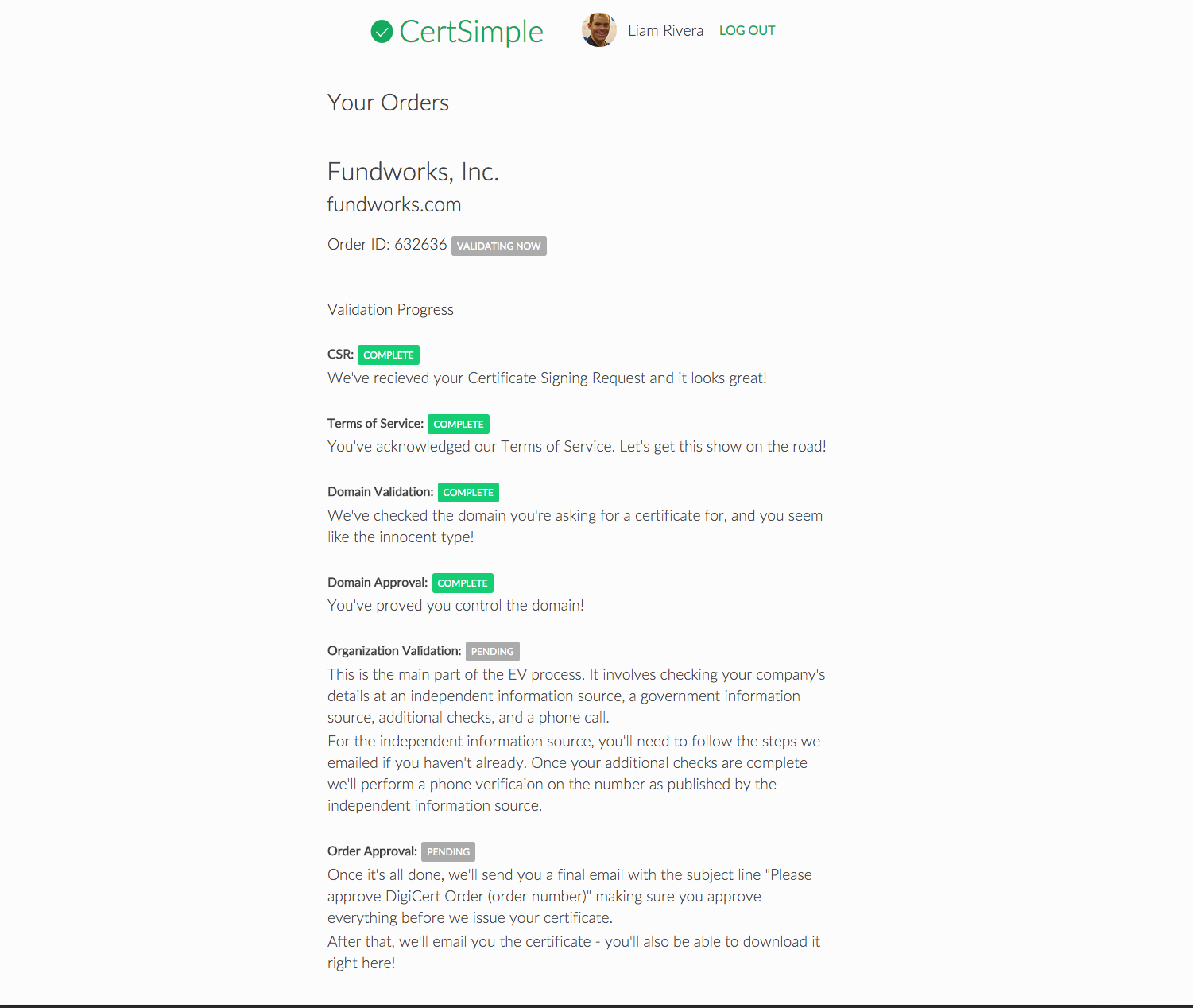 CertSimple gallery image