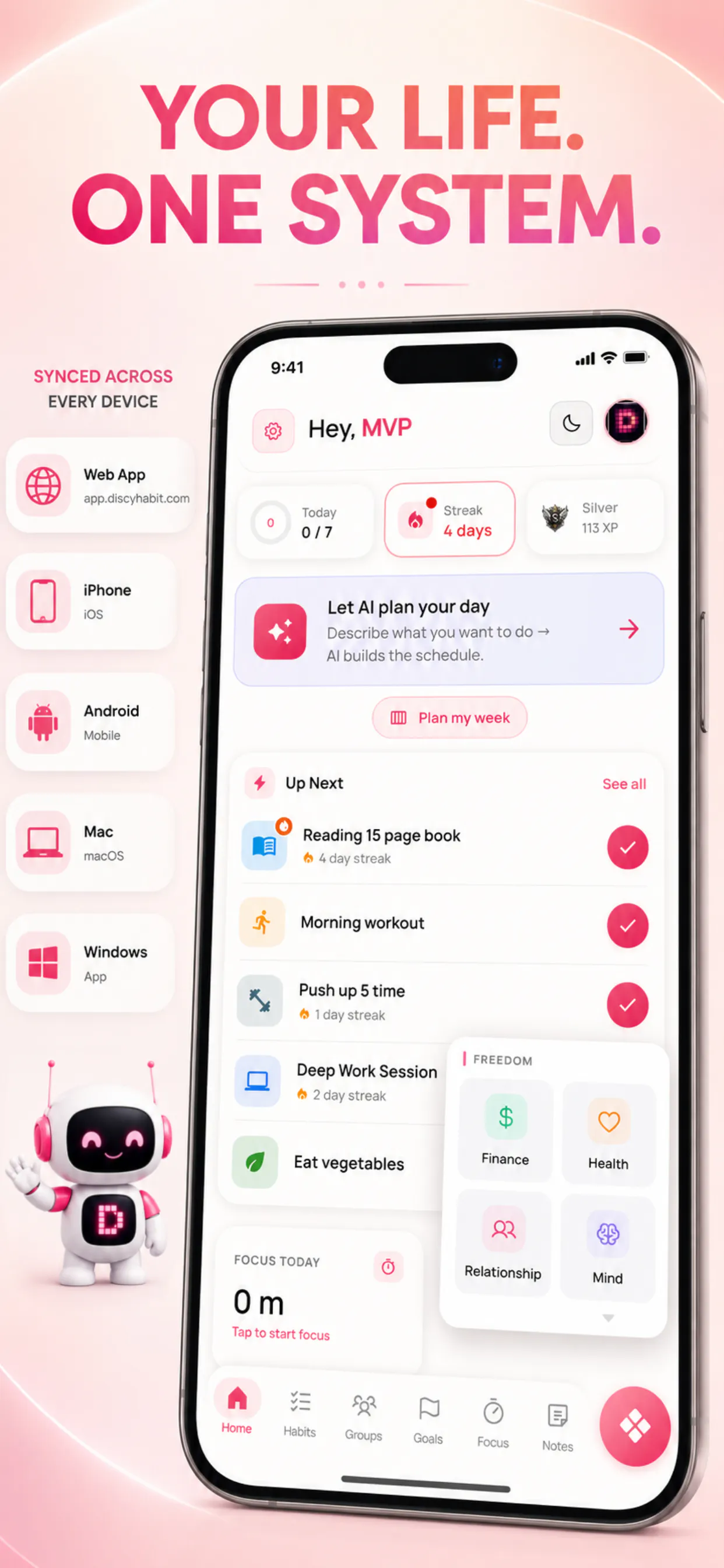Discy - AI Life Tracker gallery image