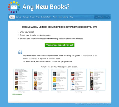 Any New Books