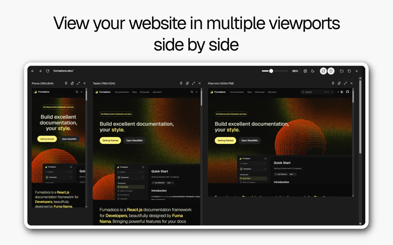 Responsive Simulator gallery image