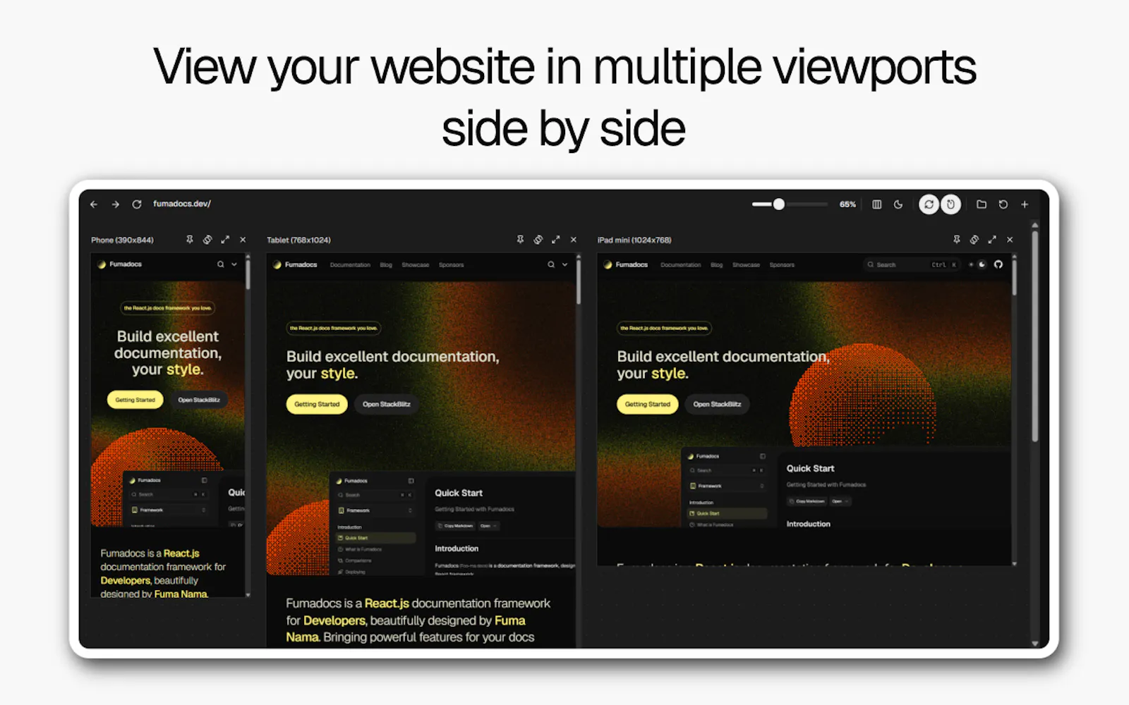 Responsive Simulator screenshot 1