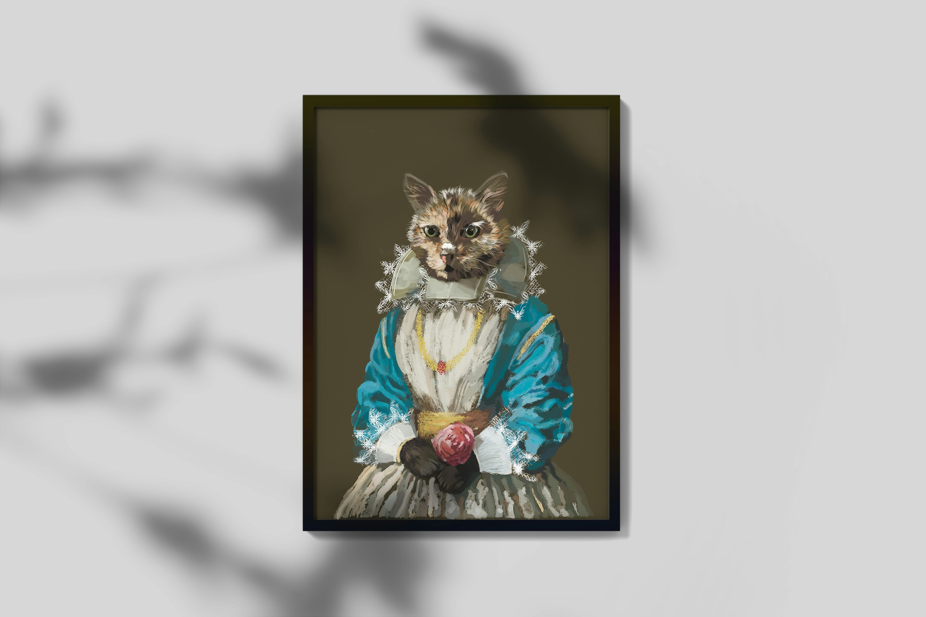Koninklijke kat - Verander je muur in een koninklijk museum. media 1
