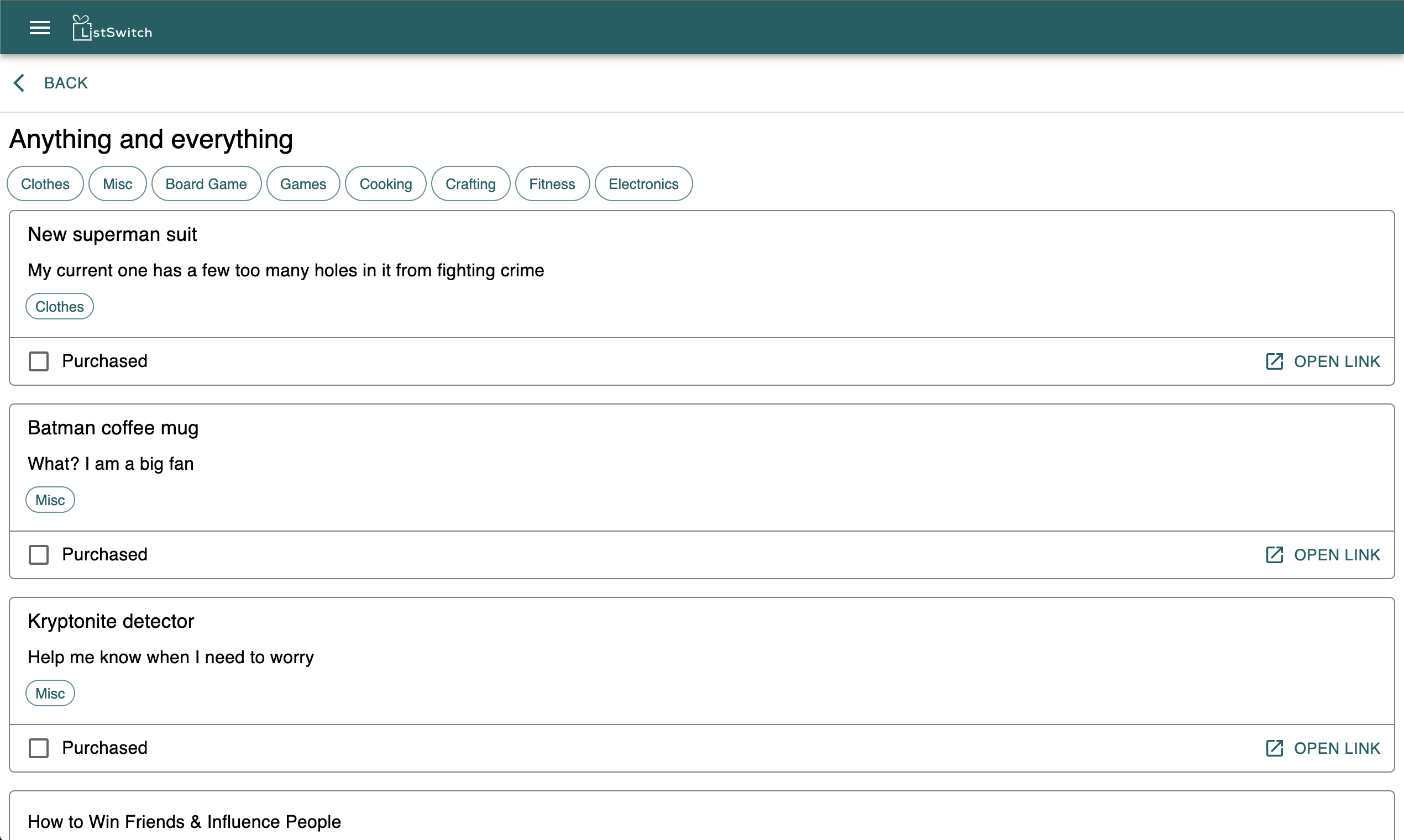 ListSwitch gallery image