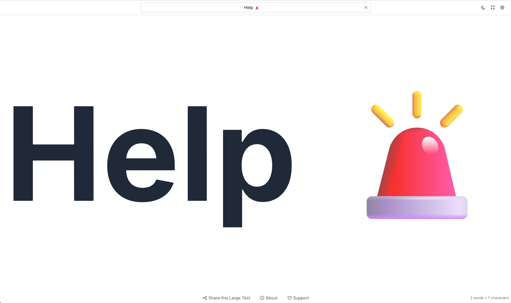 Big Text gallery image