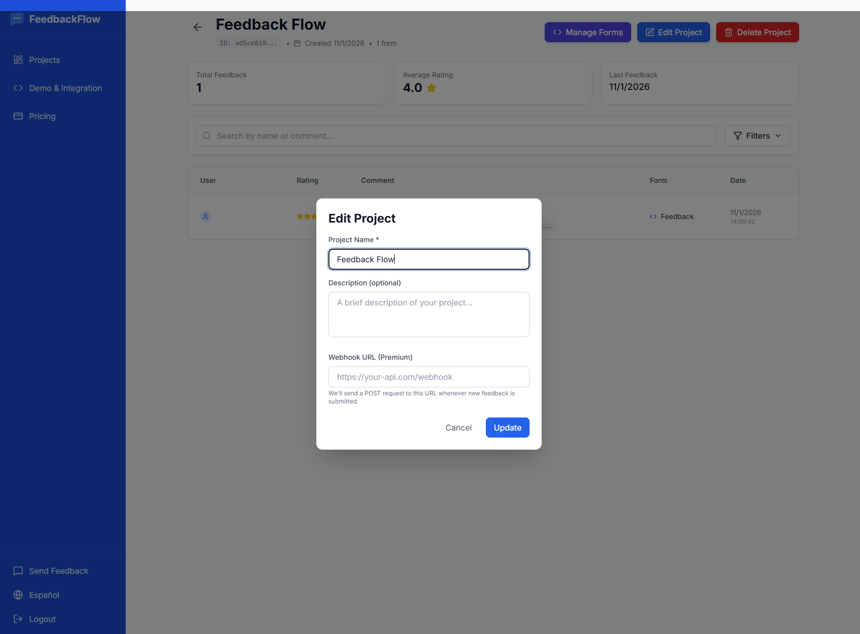 FeedbackFlow gallery image