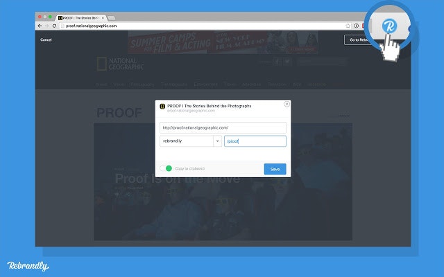 Rebrandly Chrome Extension gallery image