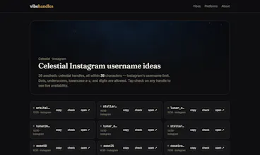 VibeHandles gallery image