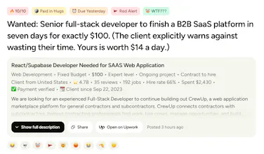 Upwork Shitshow gallery image