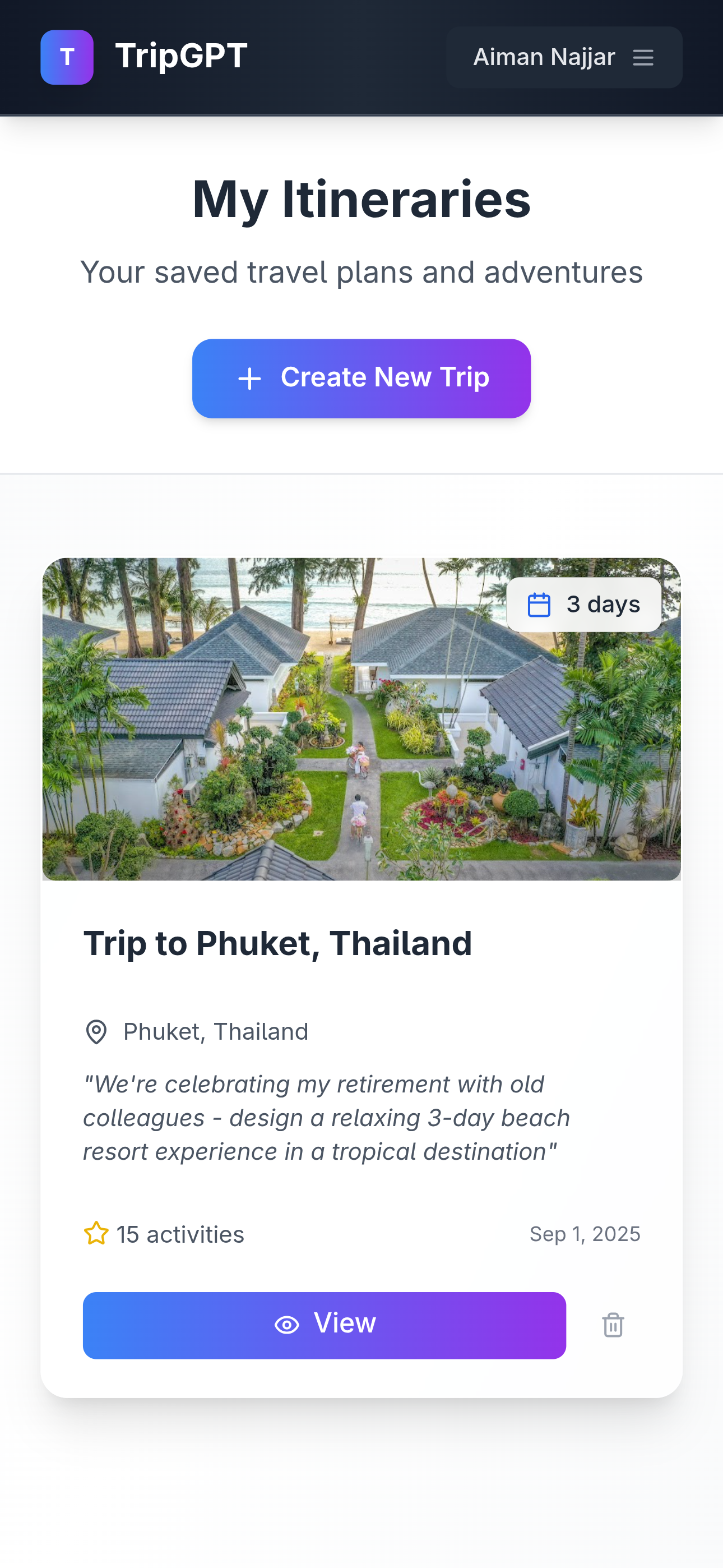 TripGPT - AI-powered Travel Planning Chat Agent Medien 8