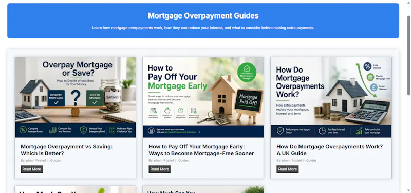 Mortgage Overpayment Calculator screenshot 3