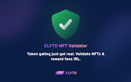 ELVTD NFT Validator media 2