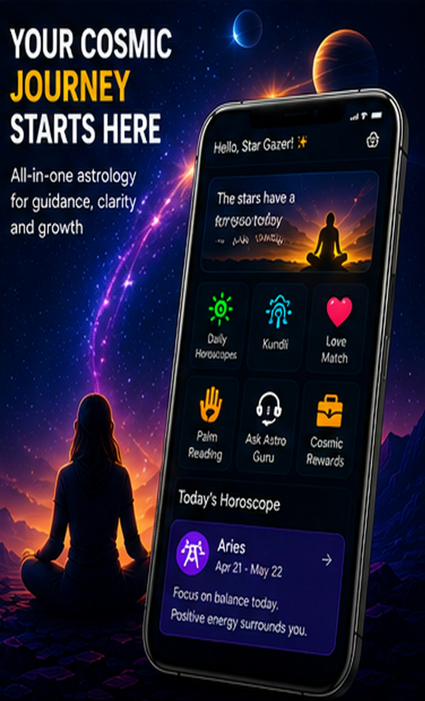 AstroNumy: AI Kundli & Palm gallery image