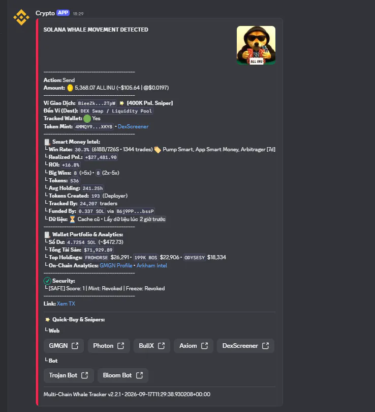 WhaleTracker Bot gallery image