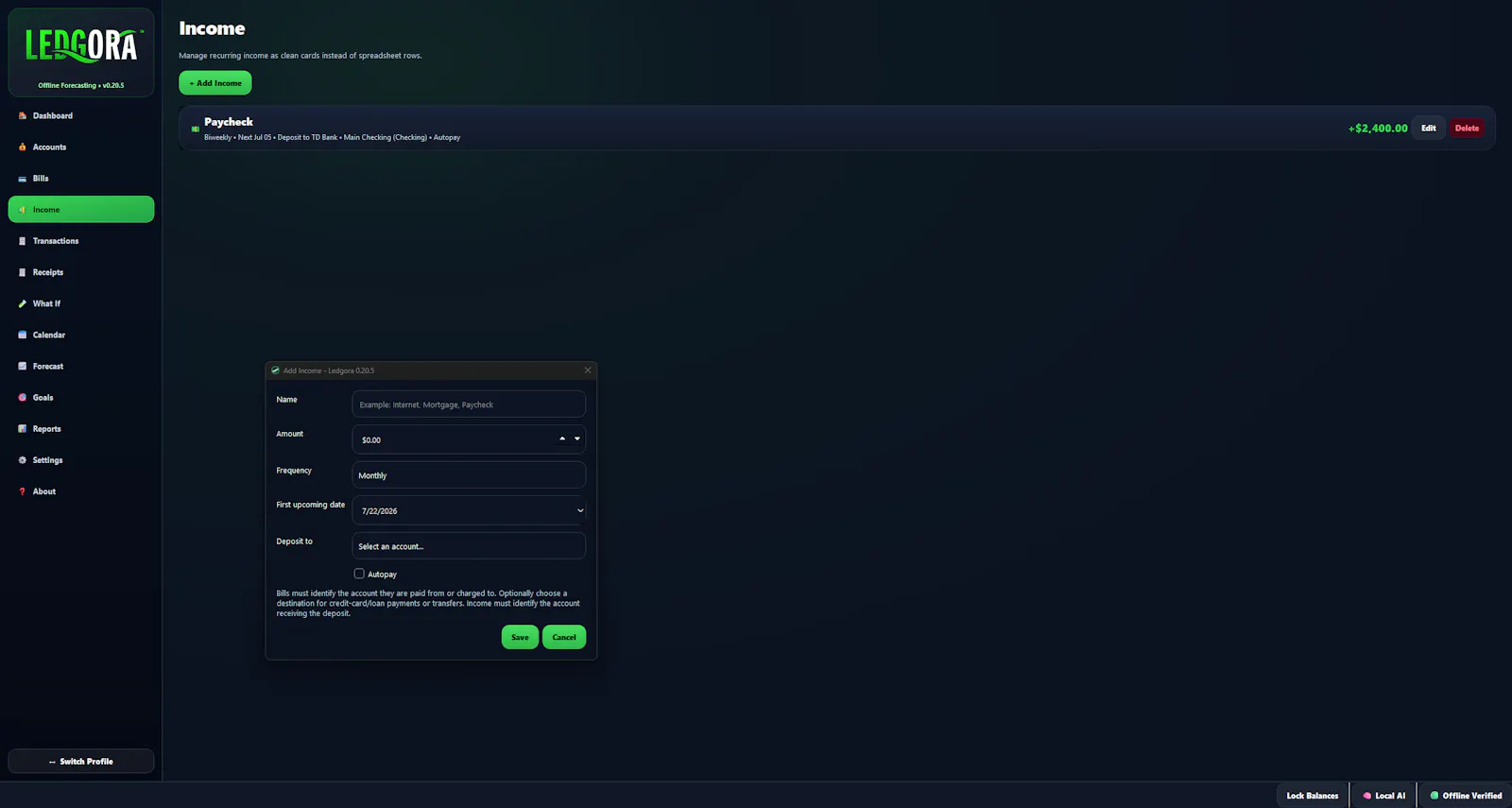 Ledgora screenshot 7