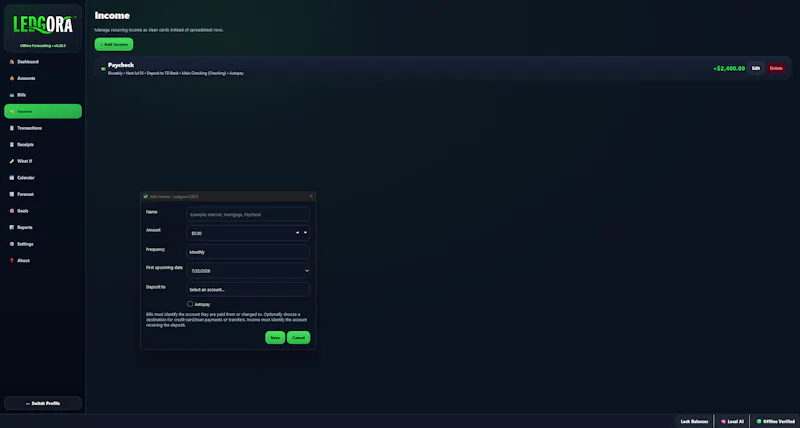 Ledgora screenshot 7