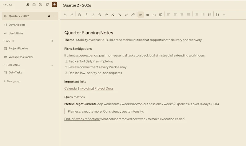 Kagaz screenshot 3