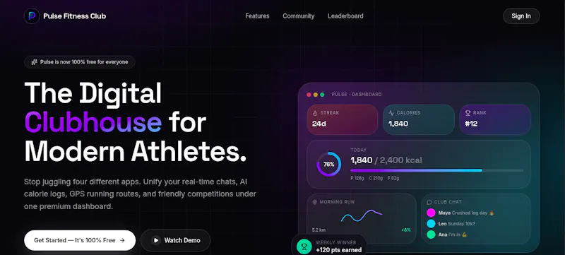 Pulse Fitness Club screenshot 1