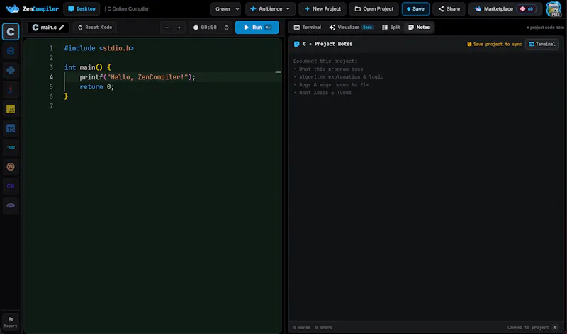 ZenCompiler screenshot 3
