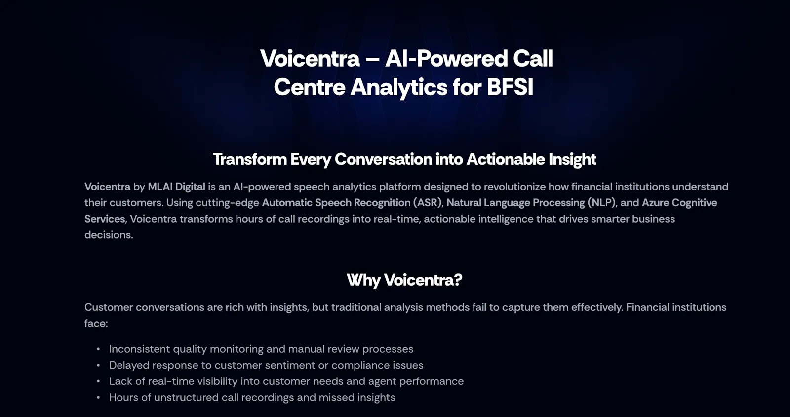 Voicentra screenshot 1