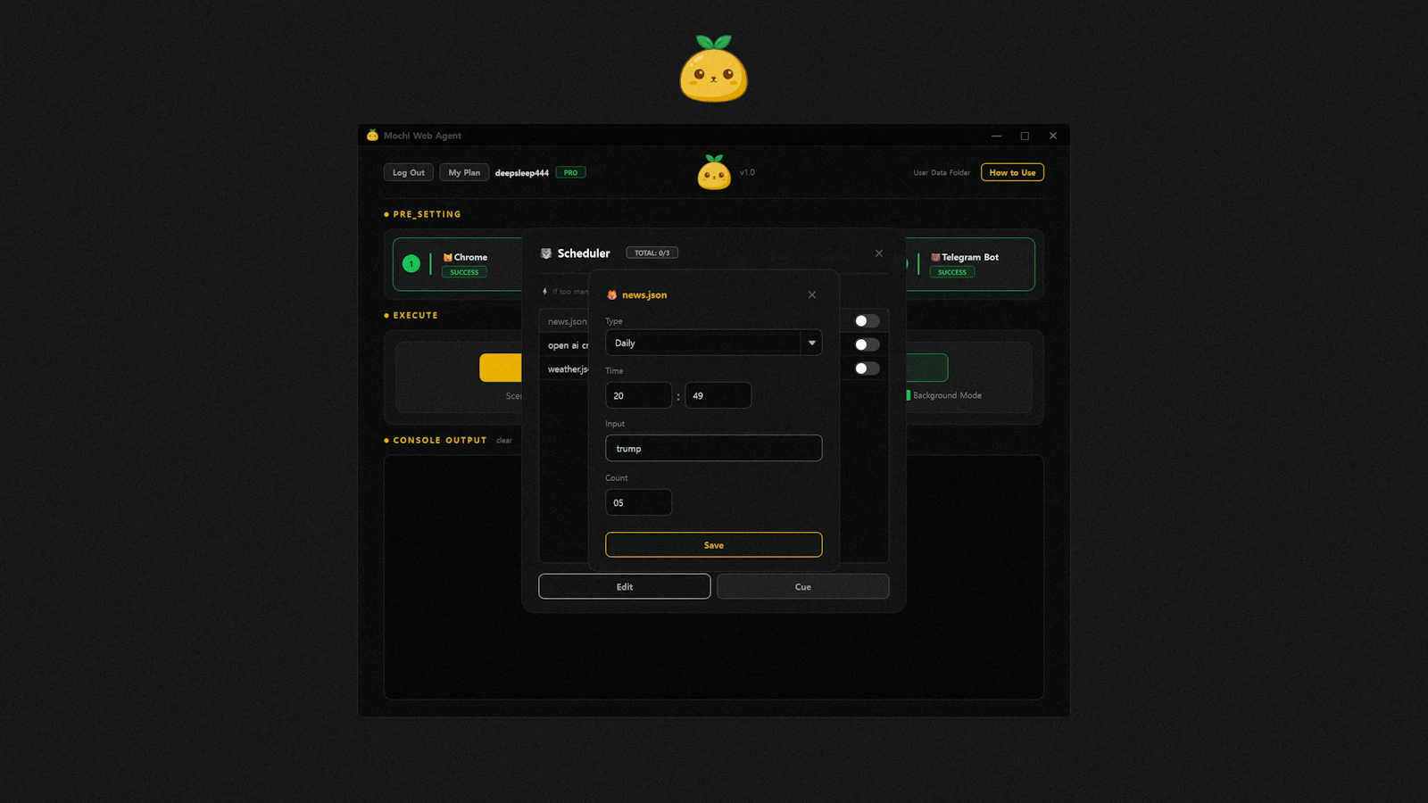 Mochi Web Agent screenshot 4