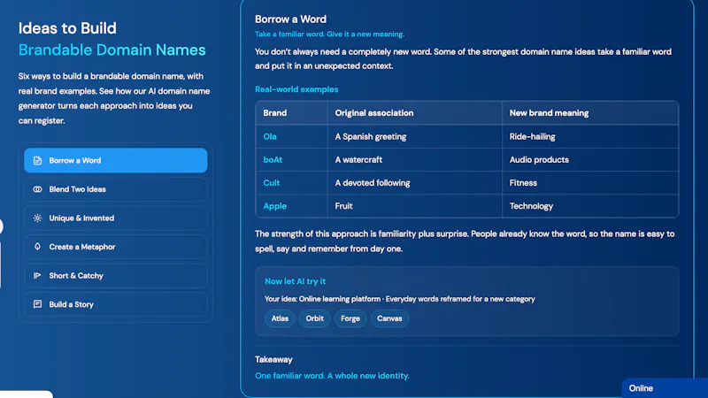 Hynts - AI Powered Domain Name Generator screenshot 7