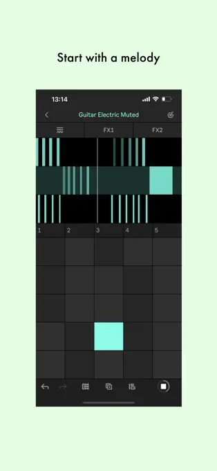 Ableton Note - 음악적 아이디어를 형성하기위한 재생 가능한 iOS 앱 미디어 2
