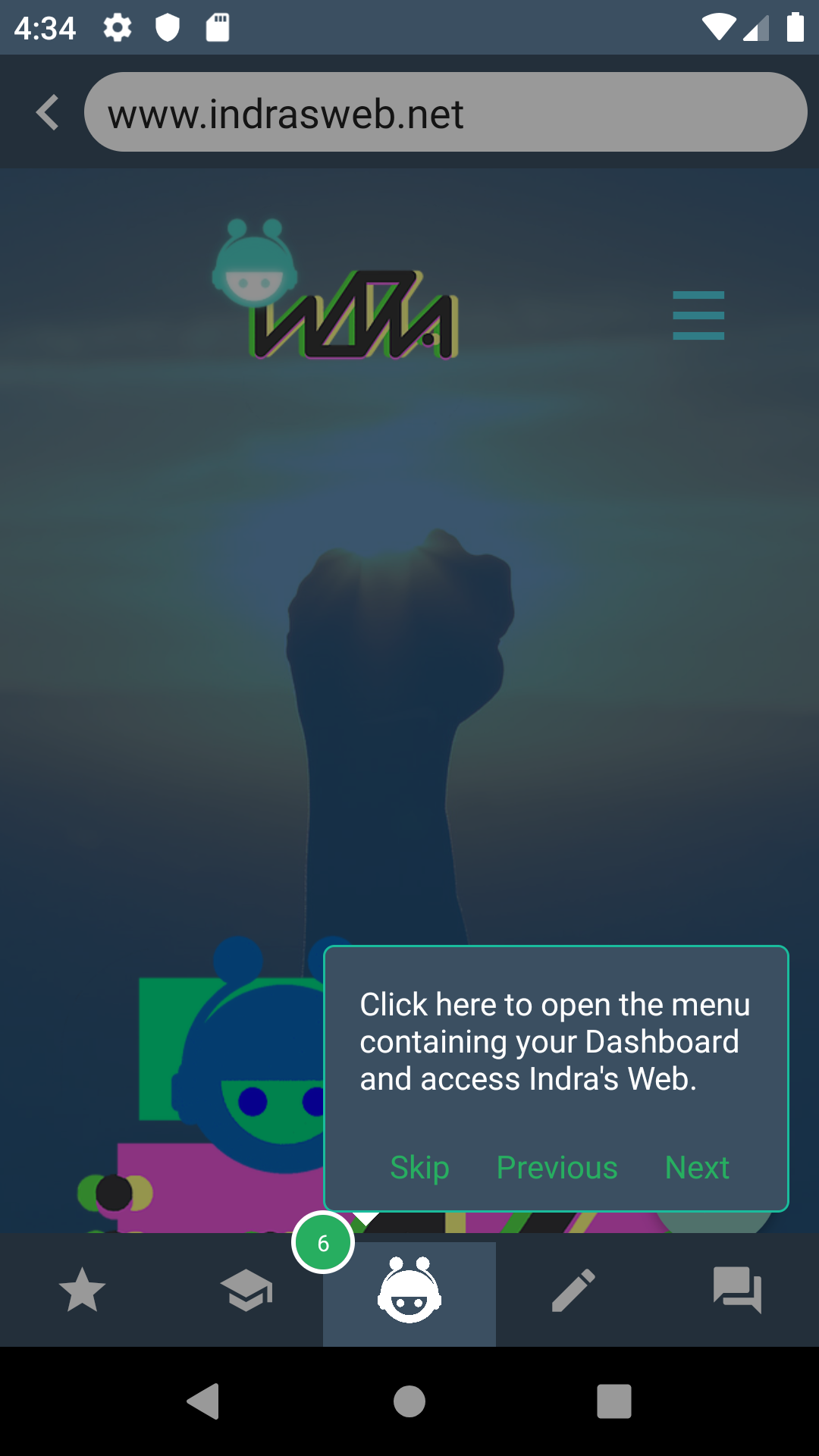 Indra Web Overlay gallery image