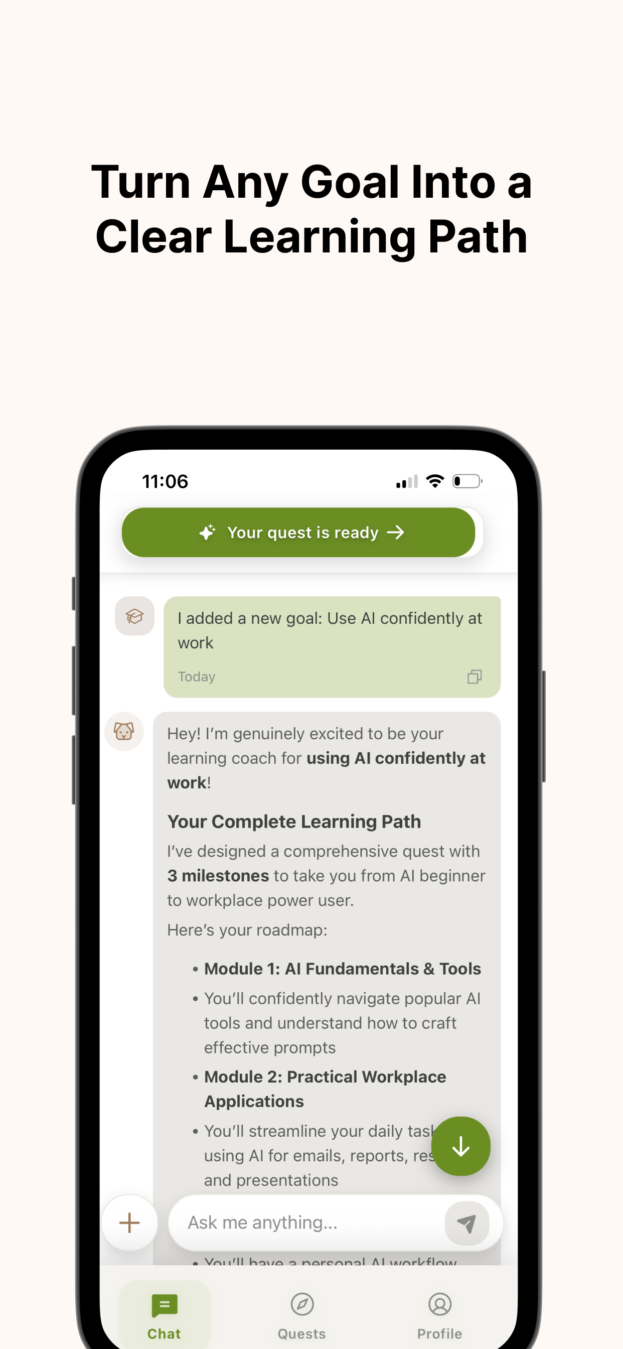 Corgi AI - Your AI Learning Coach - Screenshot 2 showing product features and functionality