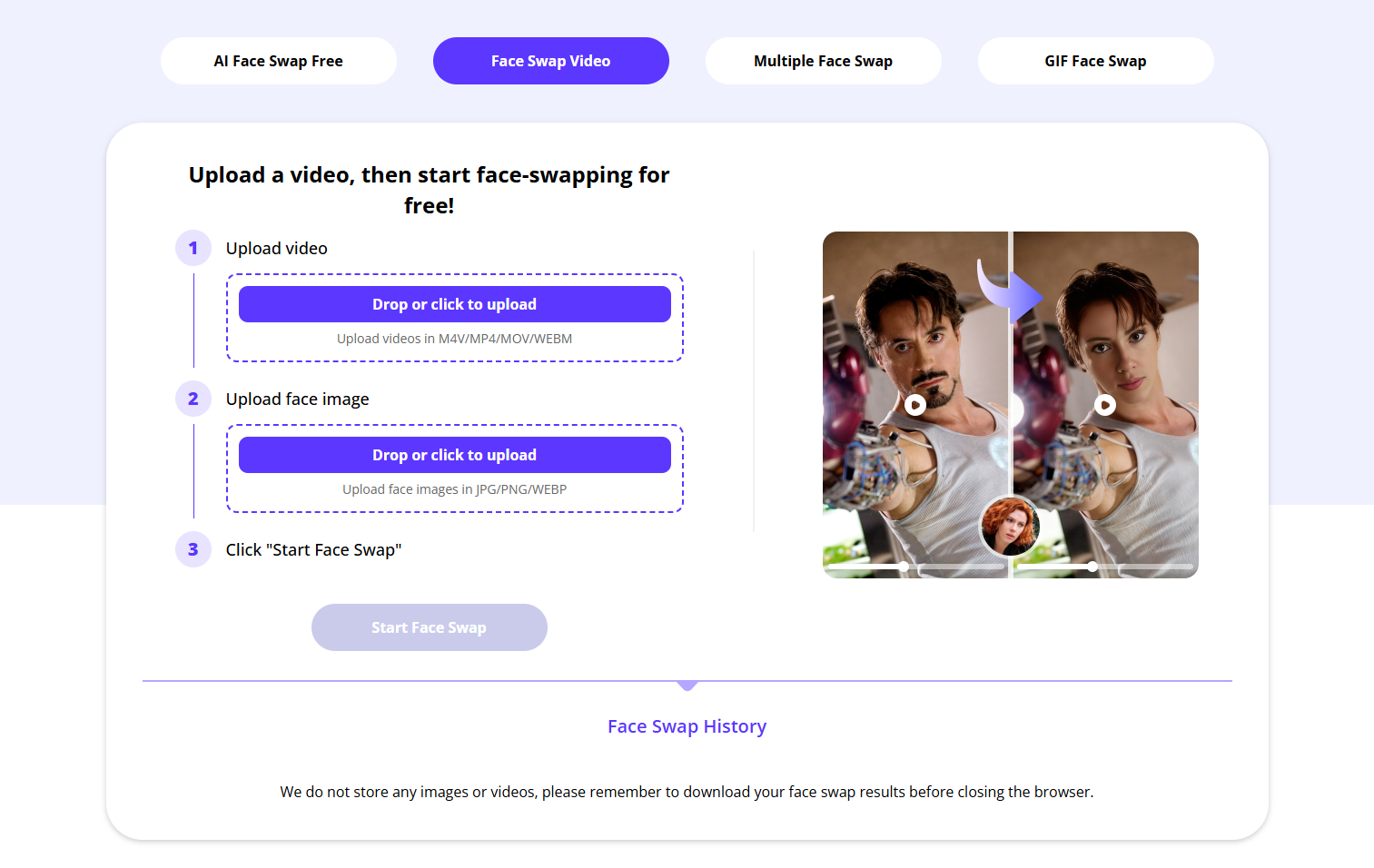DeepSwapFace gallery image