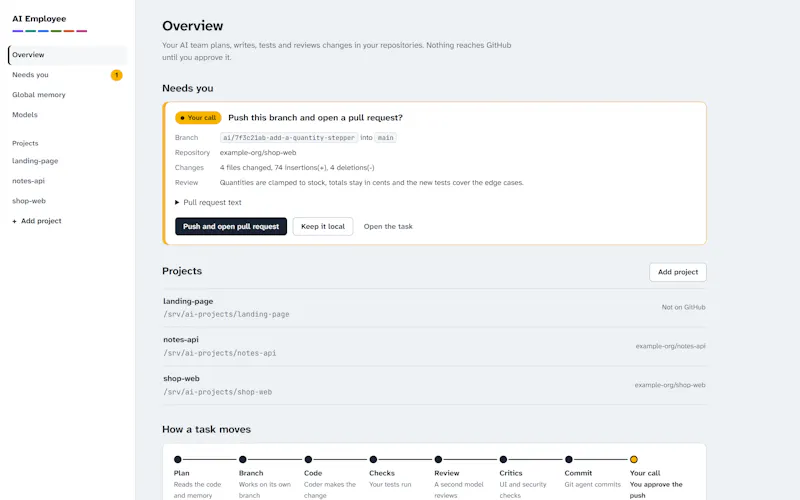 AI Employee screenshot 3