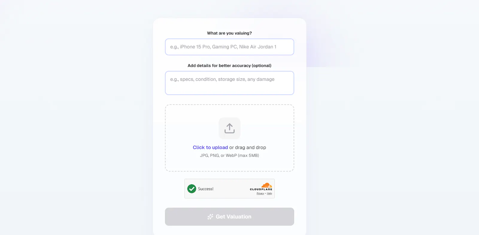 ValueSnap screenshot 2