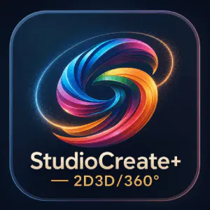 StudioCreate+ — 2D3D/360°