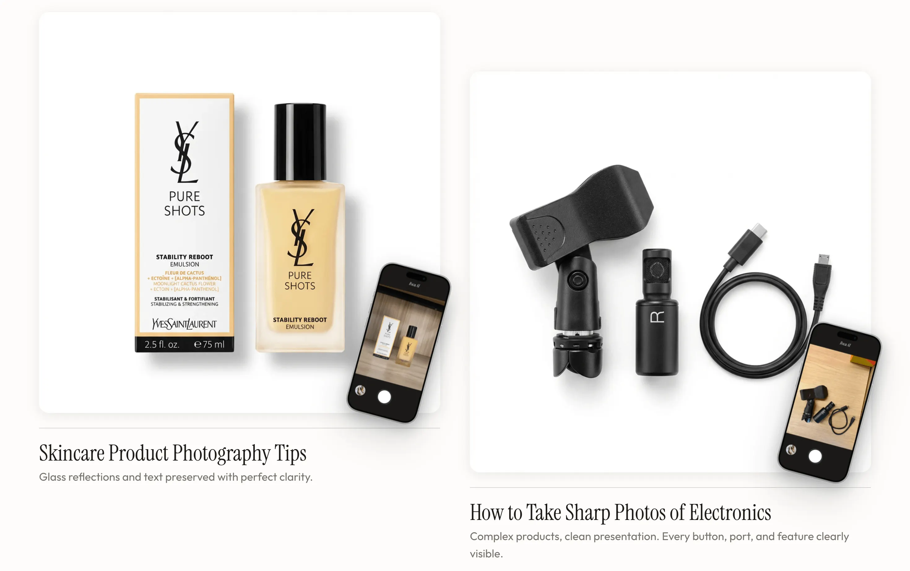 Foca AI - White BG E-commerce Images gallery image