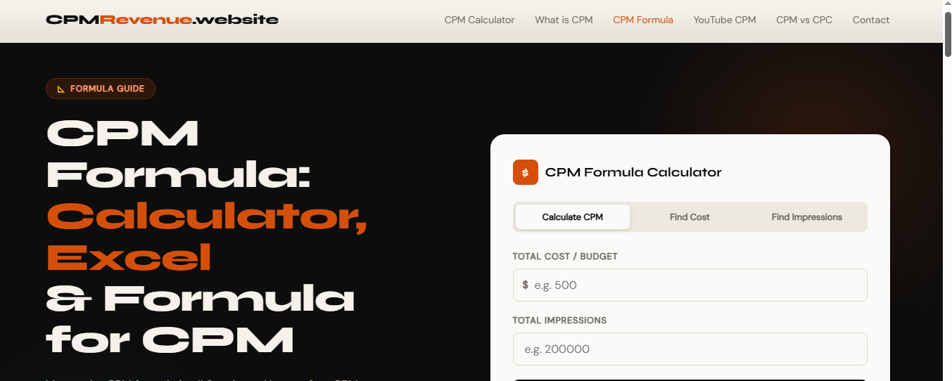 CPM Formula gallery image
