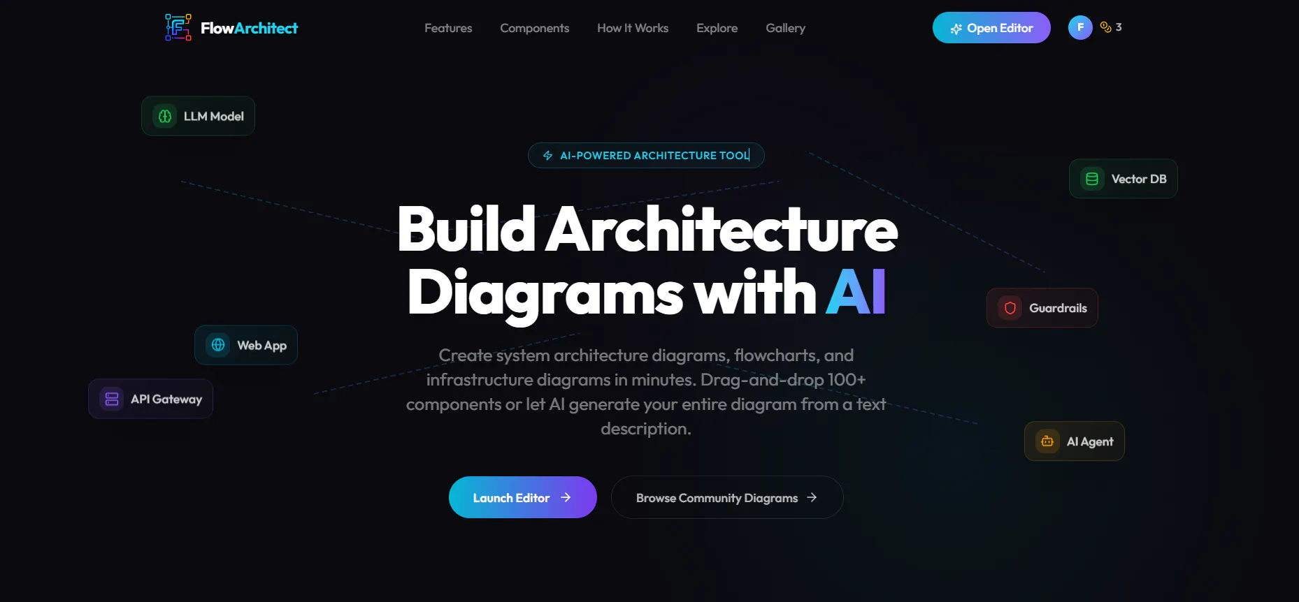 FlowArchitect 제품 배너