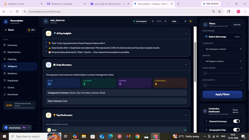 Recoonlytics screenshot 8