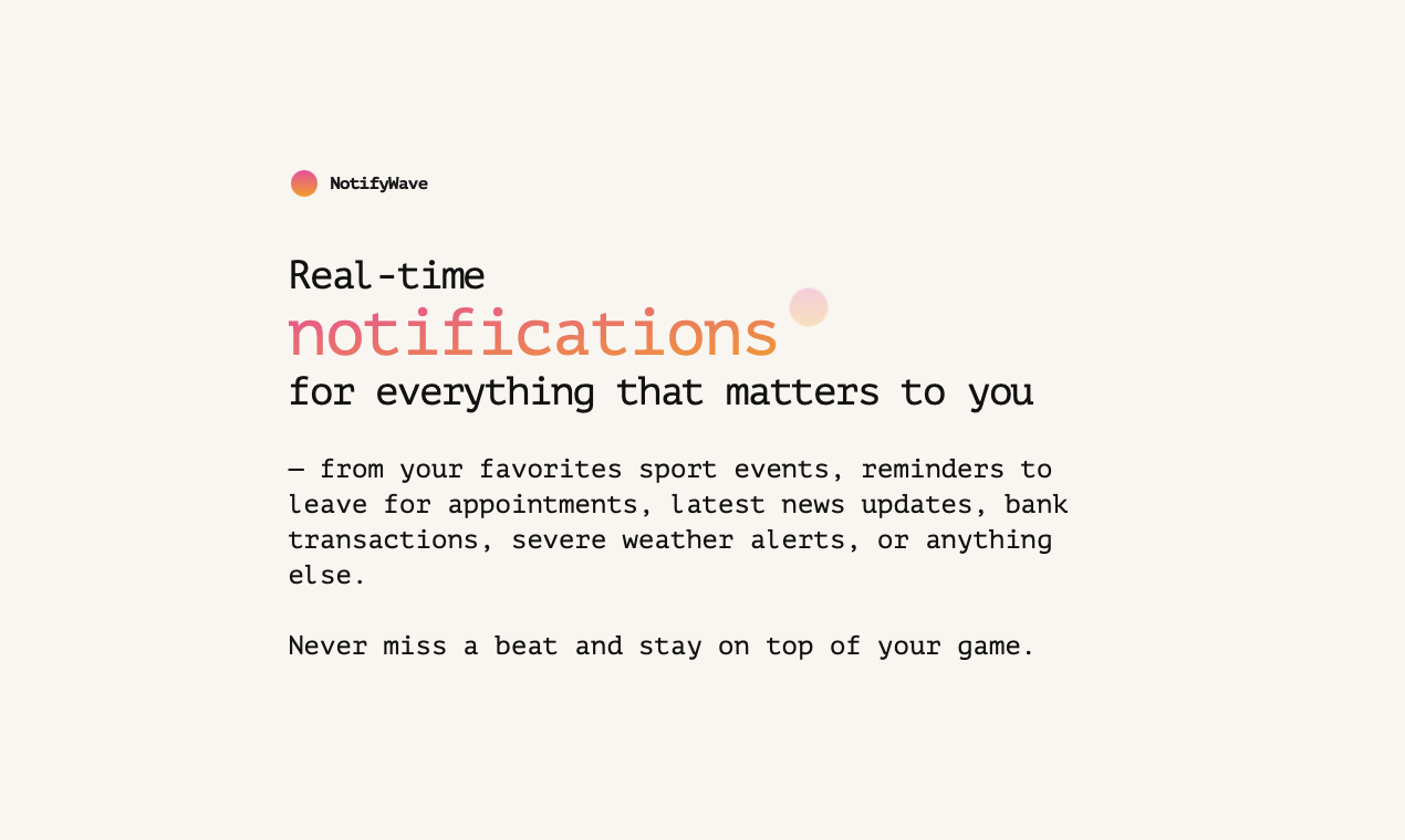 NotifyWave media 1