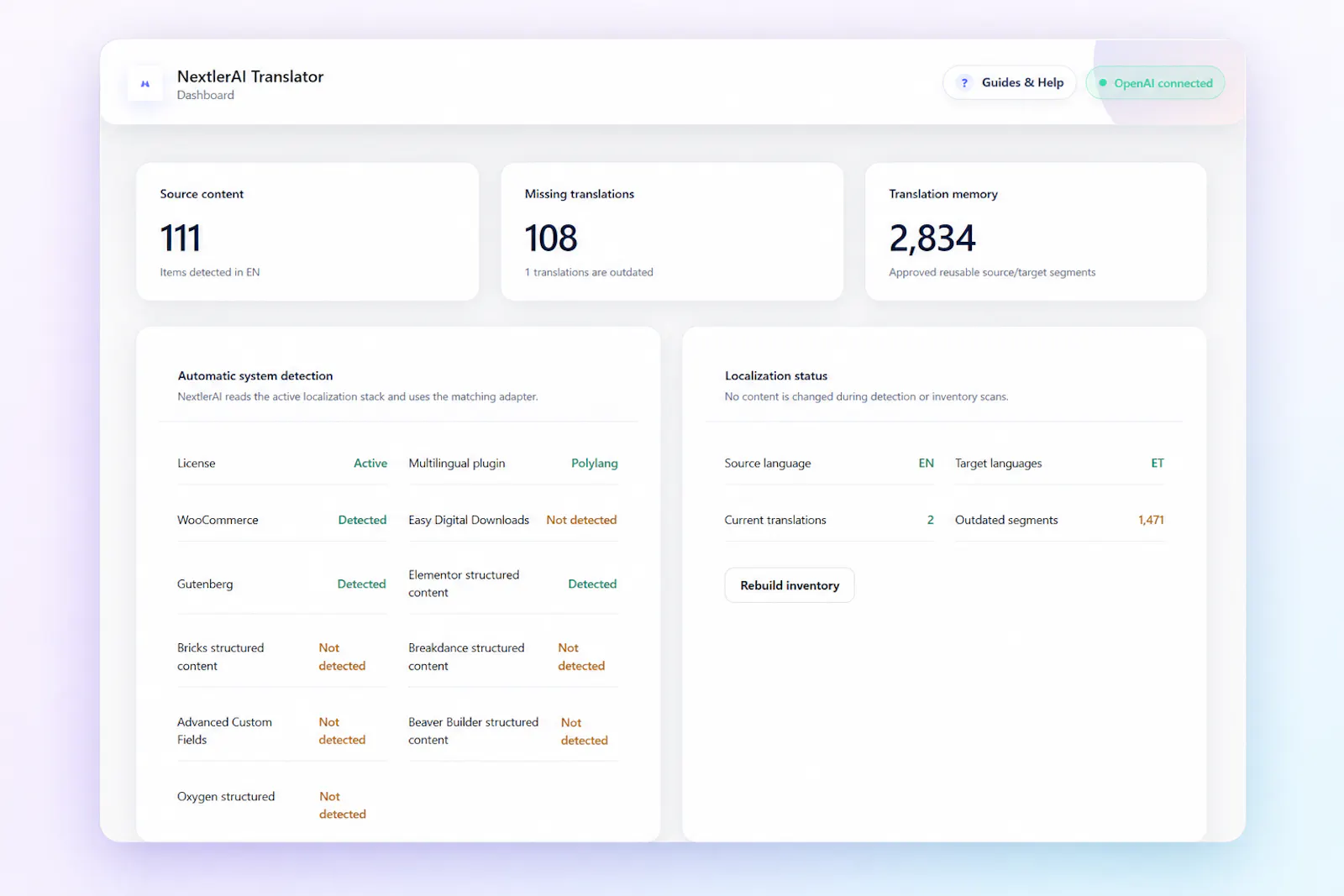 NextlerAI Translator screenshot 1