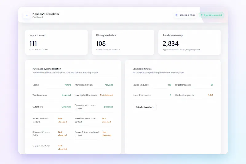 NextlerAI Translator screenshot 1