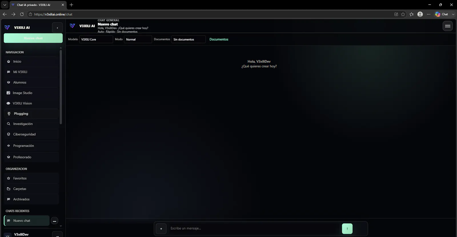 V3XILI AI screenshot 2