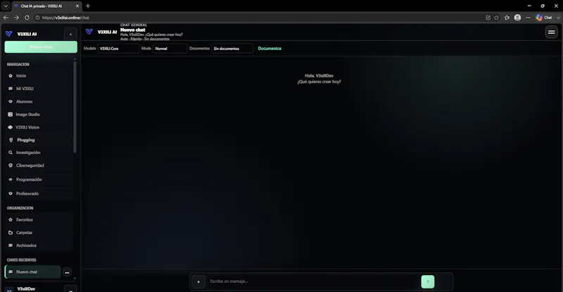 V3XILI AI screenshot 2