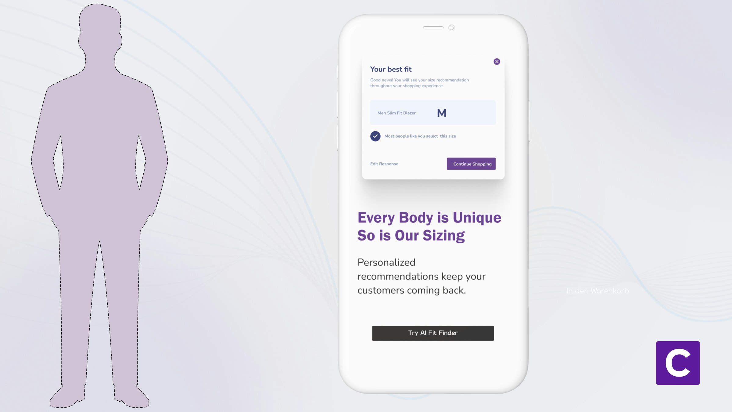 AI Fit Finder - Screenshot 3 showing product features and functionality