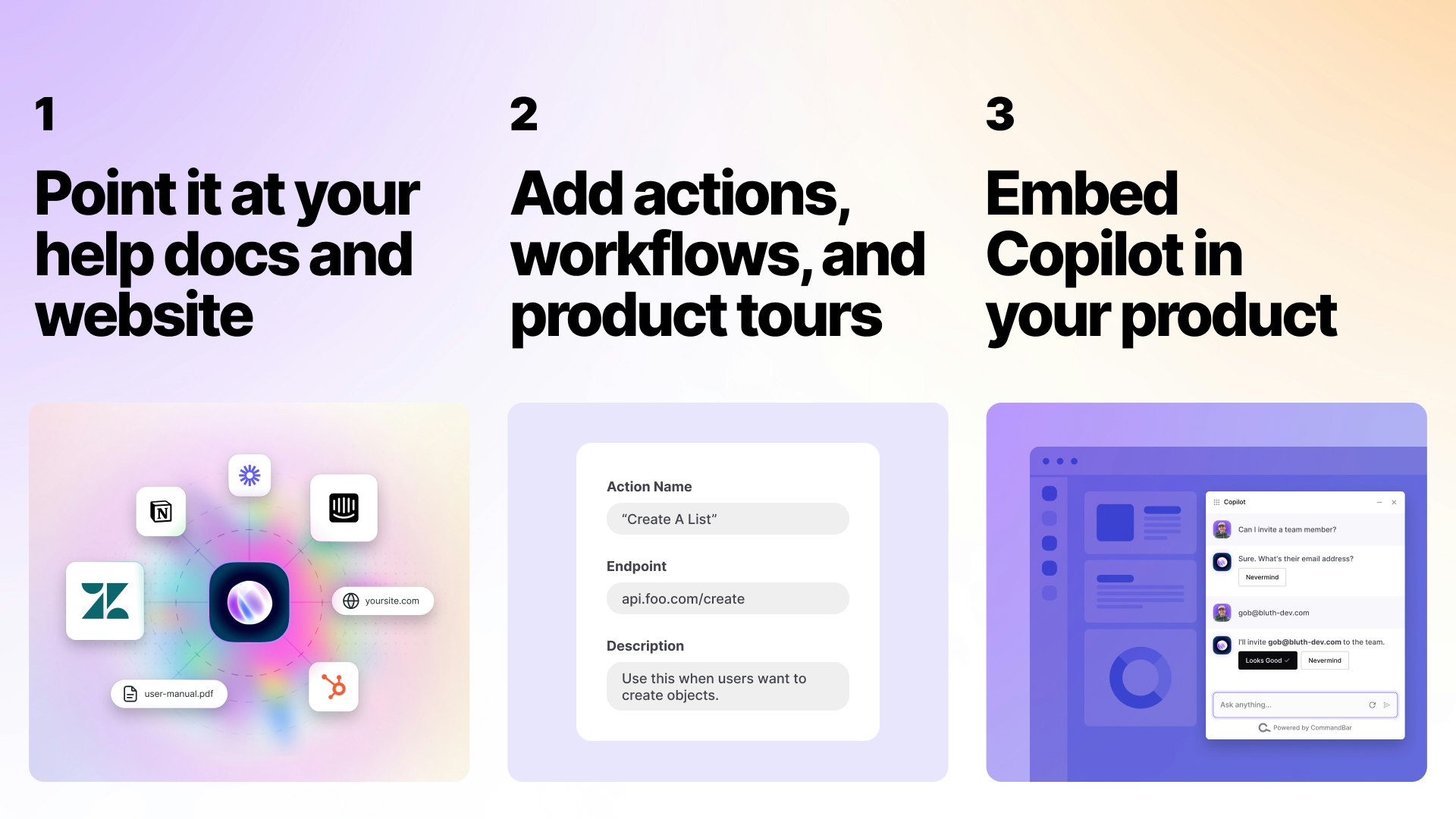 CommandBarによるCopilot media 5