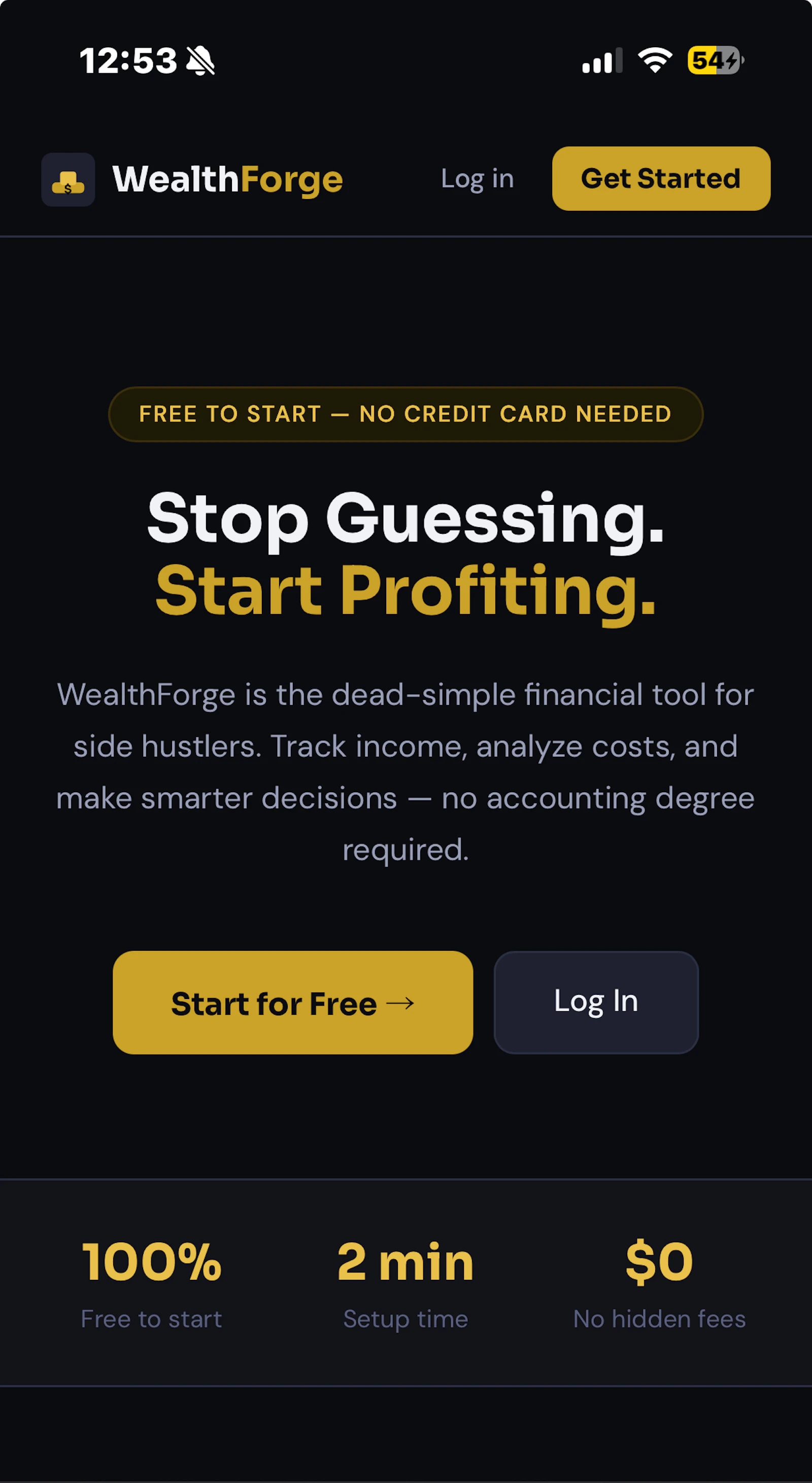 WealthForge screenshot 1