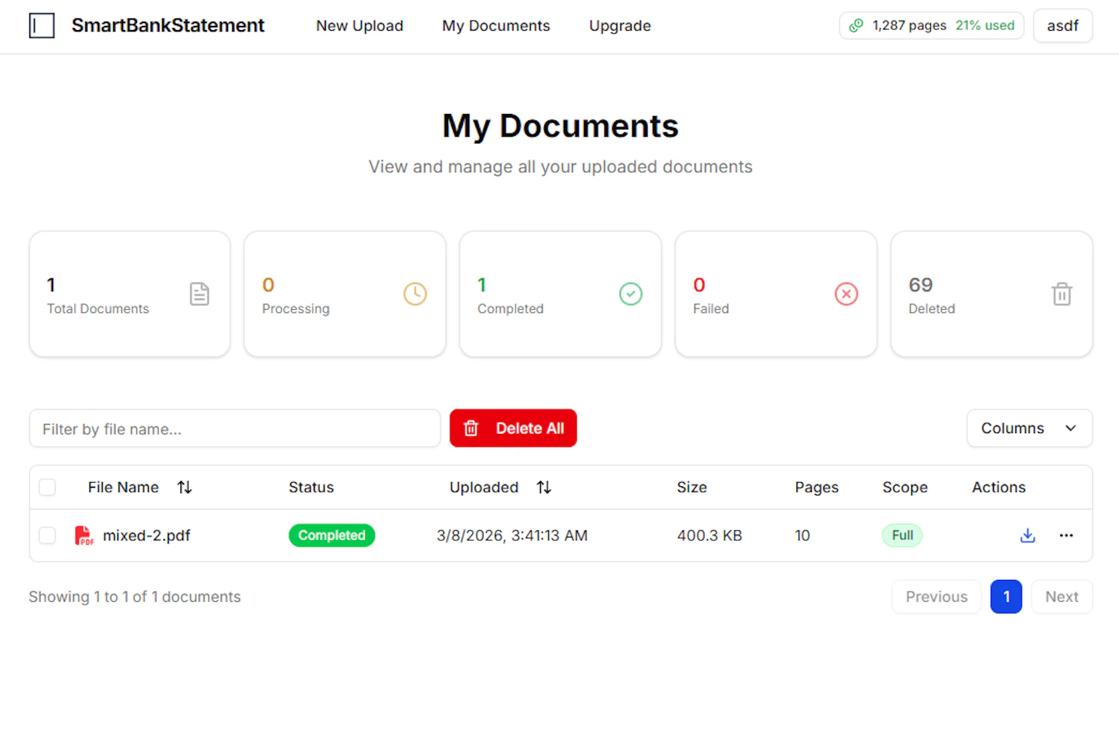 Reconcile Bank Statements screenshot 2